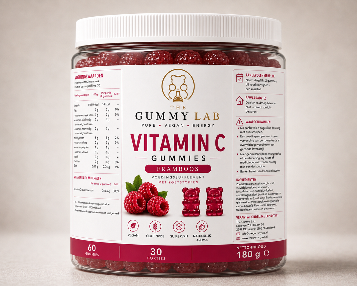 Vitamine C Gummies Framboos
