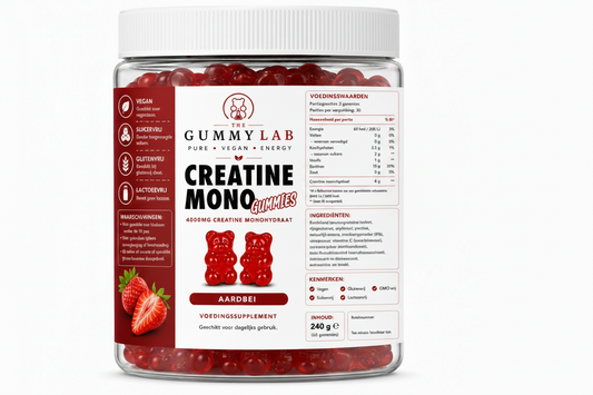 Creatine Mono 4.000 MG Gummies  Aardbei