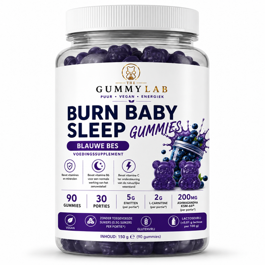 Burn Baby Sleep Gummies Blauwe Bes🫐