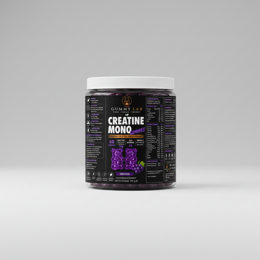 Creatine Mono 4.000 MG Gummies Druiven🍇