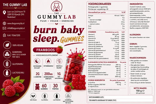 Burn Baby Sleep Gummies Framboos