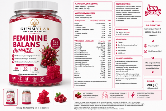 Feminine Balans Gummies Cranberry🍒