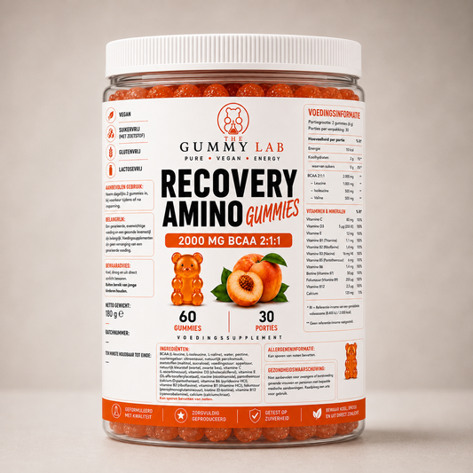 Recovery Amino Gummies – 2000 mg BCAA 2:1:1